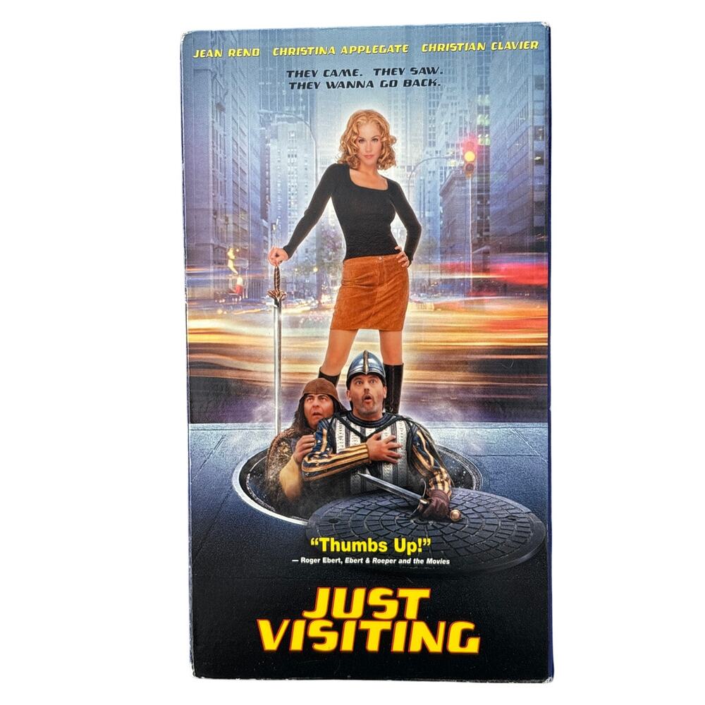 Just visiting VHS retro Y2K family comedy film rental Christina Applegate movie